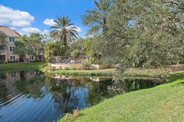 view of water feature