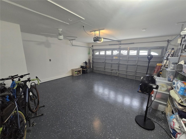 1953 Wheeling Ave, North Port, FL 34288 - garage with a garage door opener and baseboards