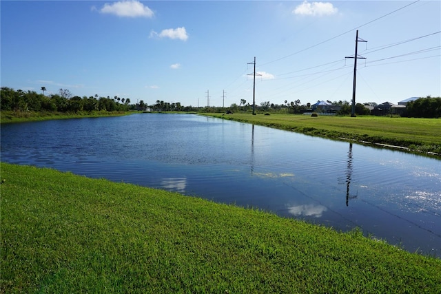 view of water feature