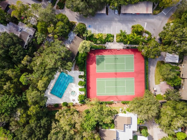 1519 Pelican Point Dr Unit 292, Sarasota, FL 34231 - drone / aerial view of a pool area
