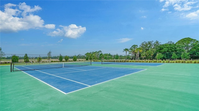 view of sport court