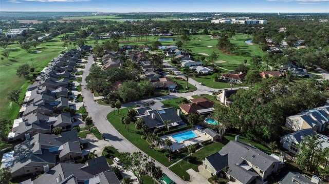 3410 Avenida Madera Unit B, Bradenton, FL 34210 - aerial overview of property's location with a local golf course and nearby suburban area