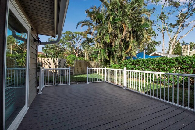 3410 Avenida Madera Unit B, Bradenton, FL 34210 - view of deck