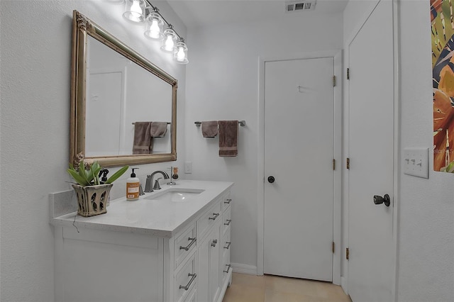 3410 Avenida Madera Unit B, Bradenton, FL 34210 - bathroom with vanity and tile patterned flooring