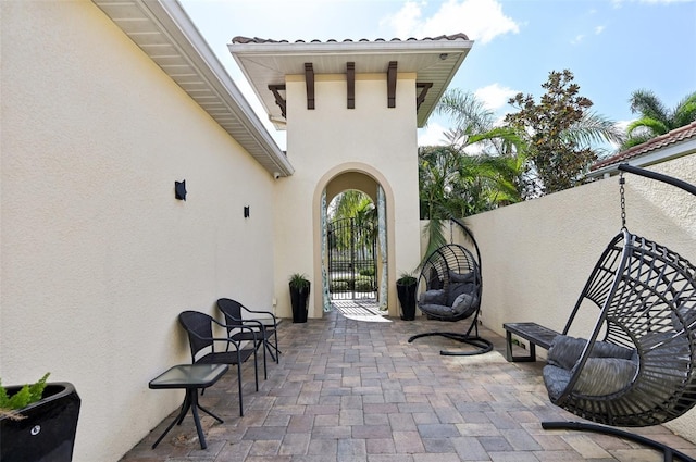 view of patio