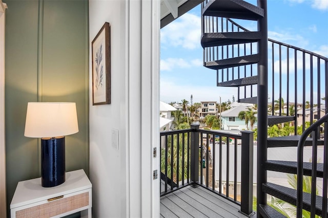 243 S Harbor Dr, Holmes Beach, FL 34217 - balcony featuring a residential view