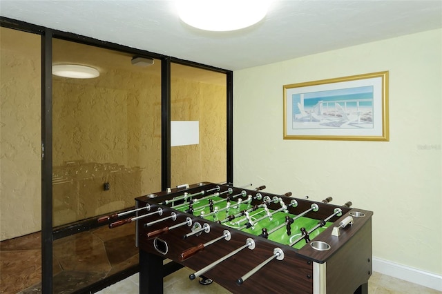 view of game room