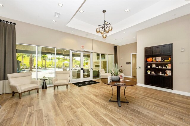 6249 Mesa Gln, Bradenton, FL 34203 - building lobby with a towering ceiling and recessed lighting