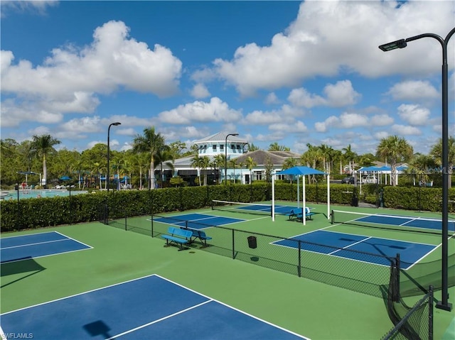 view of tennis court