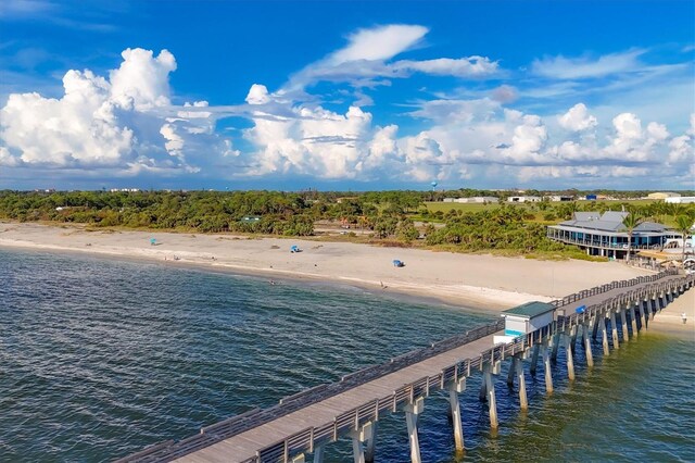 980 Cooper St Unit 302, Venice, FL 34285 - water view featuring local beach and a pier