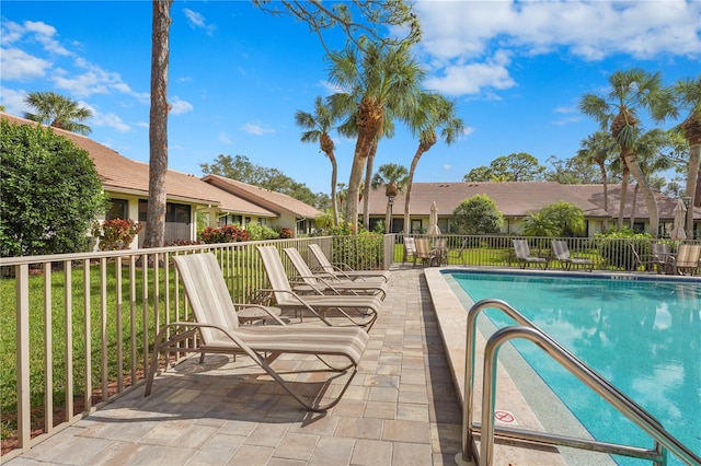 view of pool