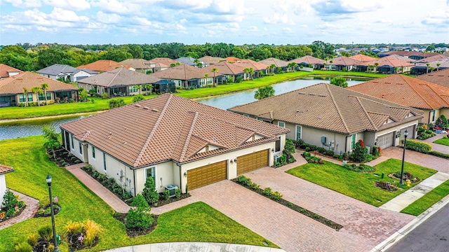 5431 Taliaferro Ct, Palmetto, FL 34221 - aerial view of residential area with a large body of water