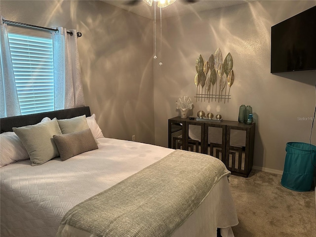 bedroom featuring carpet floors