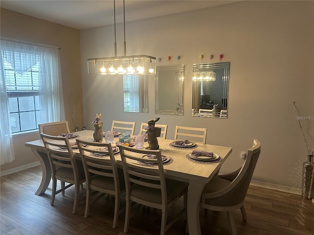 2271 50th Street Cir E, Palmetto, FL 34221 - dining room featuring wood finished floors and baseboards