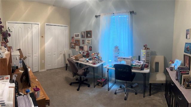 2271 50th Street Cir E, Palmetto, FL 34221 - home office with carpet and healthy amount of natural light
