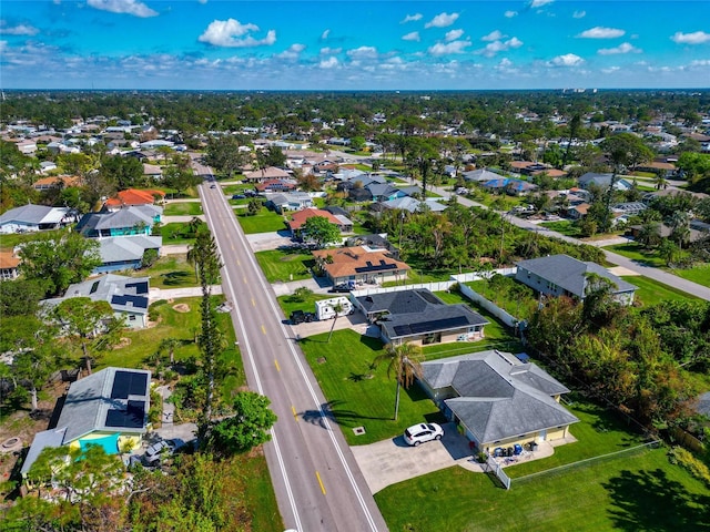 drone / aerial view