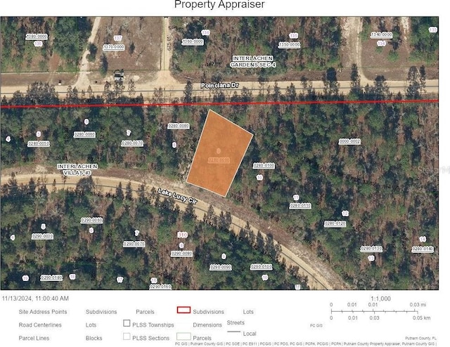 309 Lake Lucy Cir, Interlachen FL, 32148 land for sale