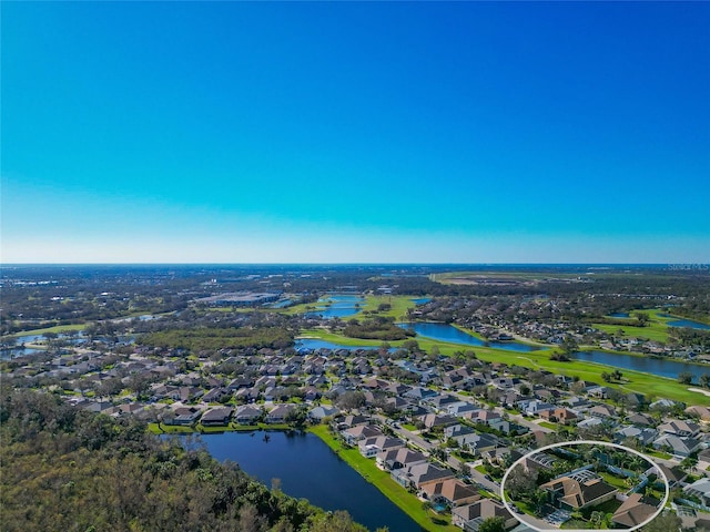 10550 Old Grove Cir, Bradenton, FL 34212 - aerial view of residential area with a large body of water