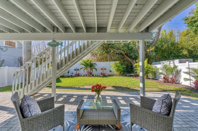 view of patio