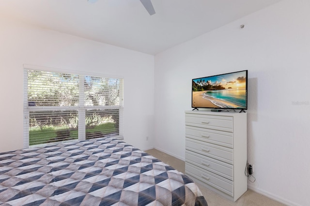 unfurnished bedroom with ceiling fan