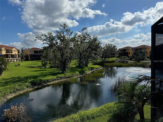 property view of water