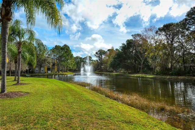 view of water feature