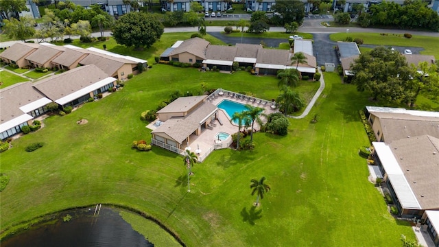 6515 Heritage Ln Unit 2615, Bradenton, FL 34209 - aerial perspective of suburban area featuring a pool