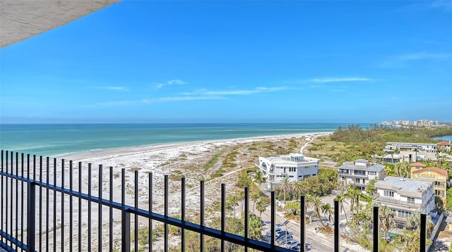 water view with a beach view