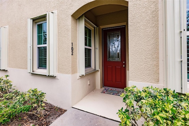 view of property entrance