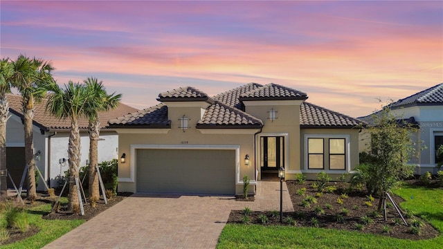 10128 Morning Mist Ln, Sarasota, FL 34241 - mediterranean / spanish house with a garage