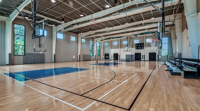 view of basketball court