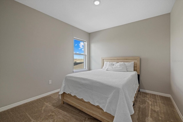 bedroom featuring carpet flooring