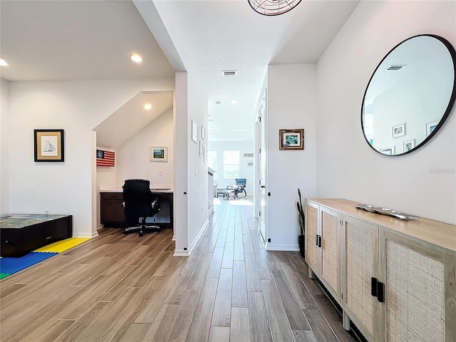 interior space featuring hardwood / wood-style flooring