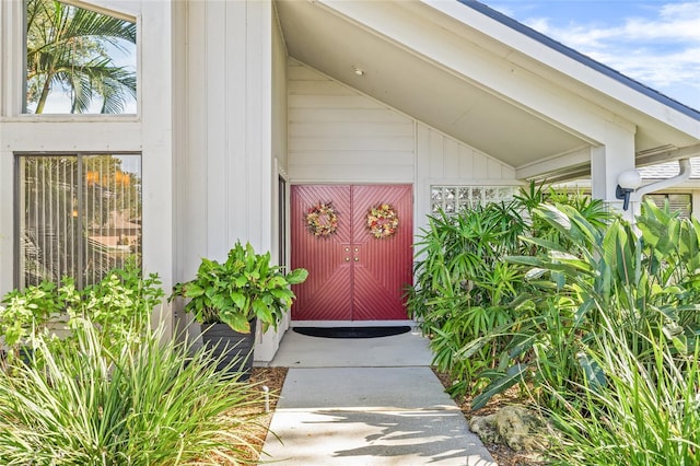 view of entrance to property