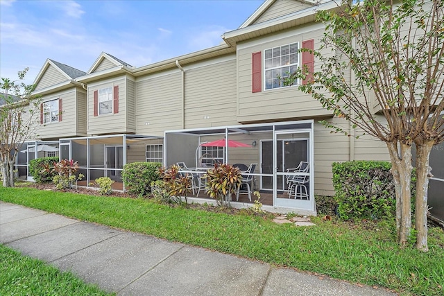 view of rear view of property