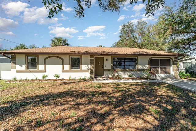 view of ranch-style house