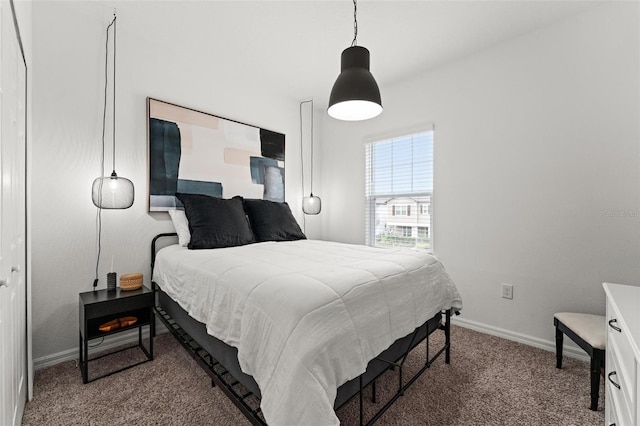 bedroom featuring carpet flooring