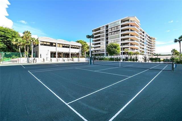 view of sport court