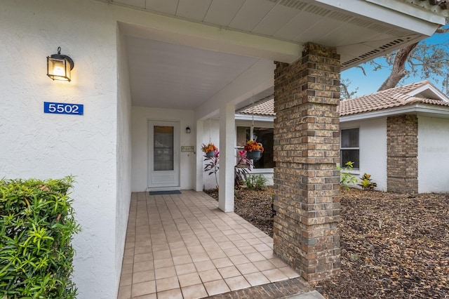 view of property entrance