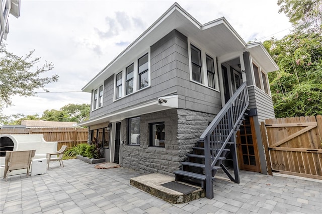 exterior space with a patio