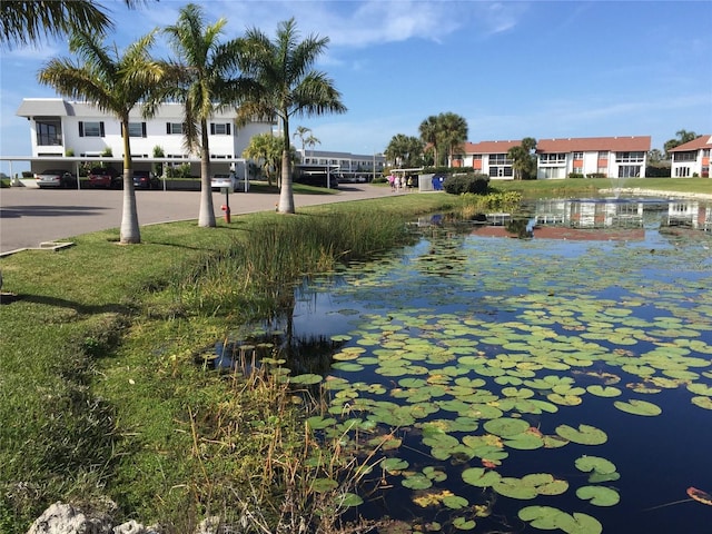 view of water feature