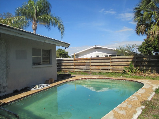 view of pool