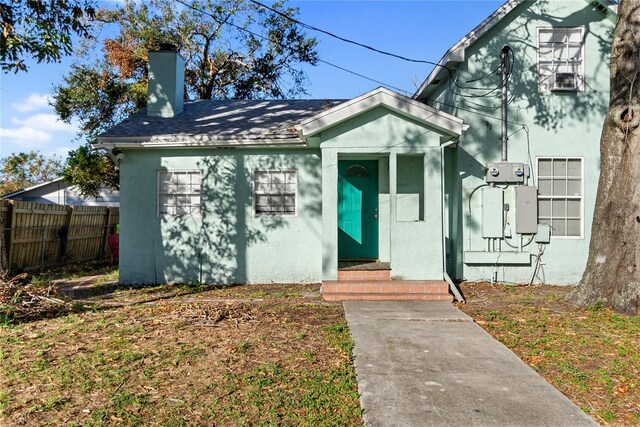 view of bungalow-style home