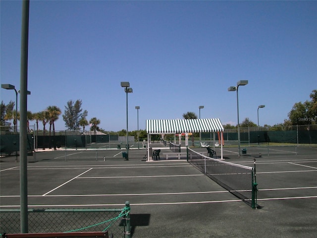 view of sport court