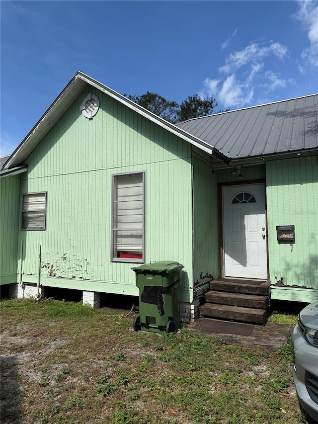 view of side of property