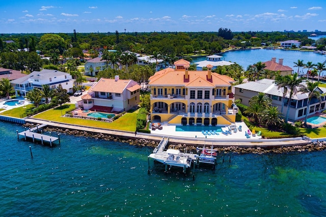 309 Ringling Point Dr, Sarasota, FL 34234 - bird's eye view of a large body of water