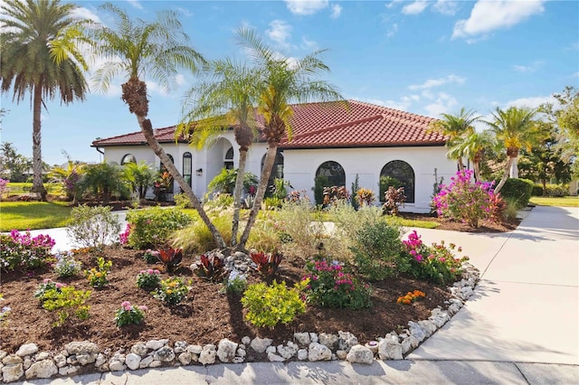 view of mediterranean / spanish-style house