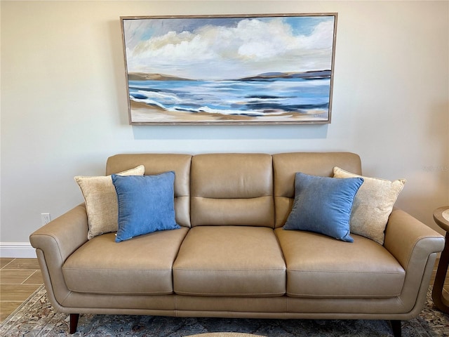 5760 Midnight Pass Rd Unit 307D, Sarasota, FL 34242 - living room with baseboards