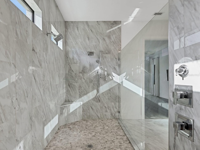5058 Surfside Cir, Lakewood Ranch, FL 34211 - full bath with a marble finish shower