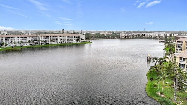 view of water feature